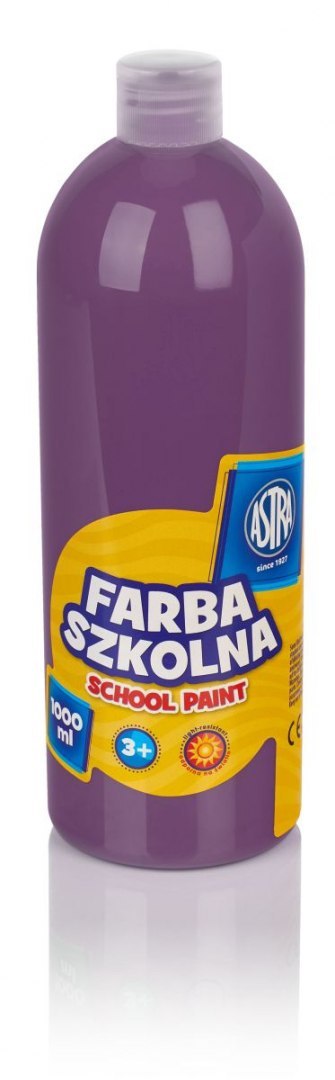 Farby plakatowe Astra szkolne kolor: śliwkowy 1000ml 1 kolor. Astra