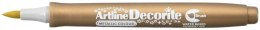 Marker specjalistyczny Artline metaliczny decorite, złoty pędzelek końcówka (AR-035 9 6) Artline