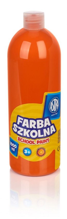 Farby plakatowe Astra szkolne kolor: pomarańczowy 1000ml 1 kolor. Astra