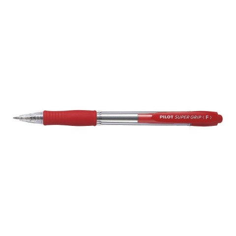Długopis olejowy Pilot Super Grip czerwony 0,21mm (BPGP-10R-F-R) Pilot