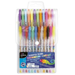 Długopis żelowy Kidea żelowy 24 kolory (różne) (DZ24KA) Kidea