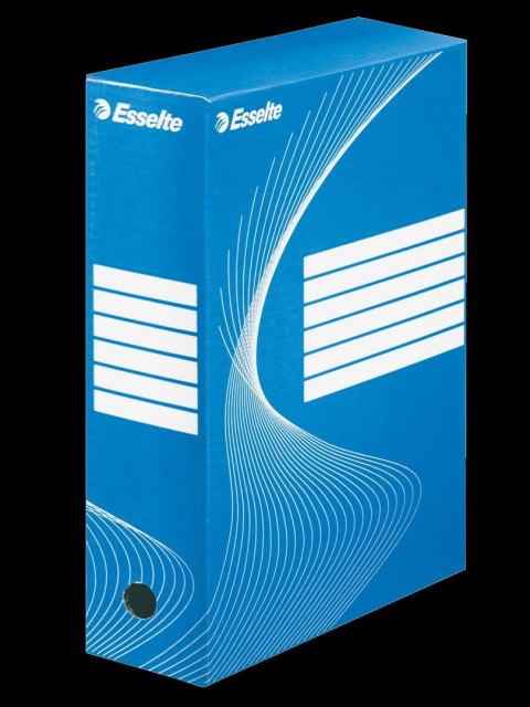 Pudło archiwizacyjne Boxy 100 A4 niebieski karton [mm:] 245x100x 345 Esselte (128421) Esselte