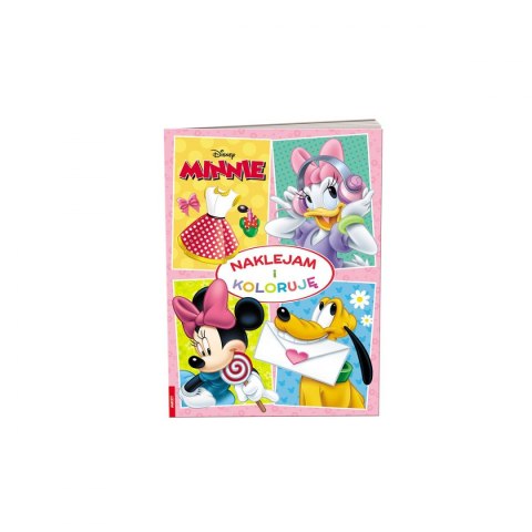 Książka dla dzieci Minnie. Naklejam i Koloruję Ameet Ameet
