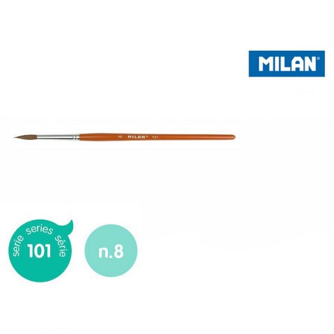 Pędzel Milan 101 8 nr 8 (80308/6) Milan
