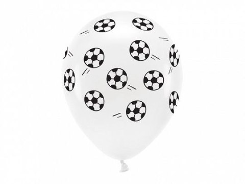 Balon gumowy Partydeco Eco pastelowe, Piłki biała 330mm (ECO33P-203-008-6) Partydeco