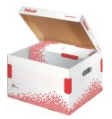 Pudło archiwizacyjne Speedbox biało-czerwony karton [mm:] 367x325x 263 Esselte (623912) Esselte