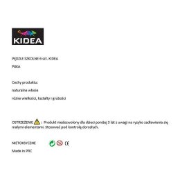 Pędzel Kidea Kidea nr mix (P6KA) Kidea