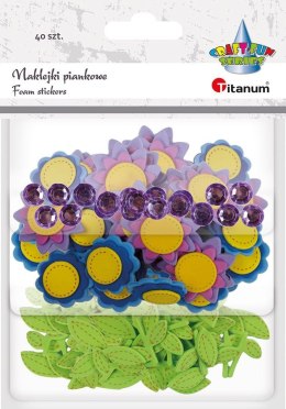 Naklejka (nalepka) Craft-Fun Series piankowe Kwiaty Titanum (4669) Titanum