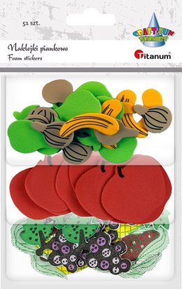 Naklejka (nalepka) Craft-Fun Series piankowe Owoce Titanum (4673) Titanum