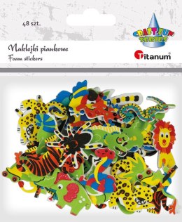 Naklejka (nalepka) Craft-Fun Series piankowe Zwierzęta Titanum (4635) Titanum