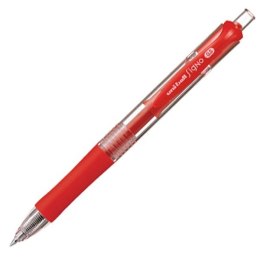 Długopis żelowy Uni czerwony 0,3mm (UMN-152) Uni