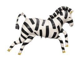 Balon foliowy Partydeco Zebra, 115x85 cm, mix 45cal (FB121) Partydeco