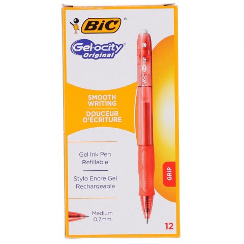 Długopis żelowy Bic czerwony 0,35mm Bic