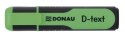 Zakreślacz Donau D-Text, zielony 1,0-5,0mm (7358001PL-06) Donau