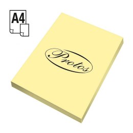 Papier kolorowy A4 żółty jasny 80g Protos Protos