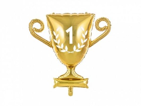 Balon foliowy Partydeco Puchar, 64x61cm, złoty (FB110M-019) Partydeco