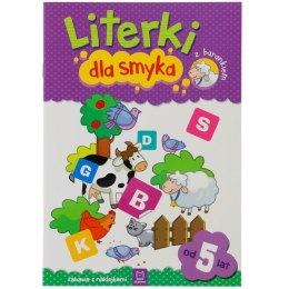 Książeczka edukacyjna Literki dla smyka z barankiem Aksjomat (2660) Aksjomat